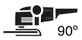 Pictograma 90º