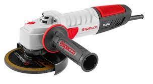 MINIAMOLADORA 4½" POTENCIA: 900W DIAMETRO DE DISCO: 115mm VELOCIDAD SIN CARGA: 11000RPM VOLTAJE: 220-240V/50-60Hz ROSCA DEL HUSILLO: M14 MANGO AUXILIAR DE 3 POSICIONES PESO: 2,1Kg